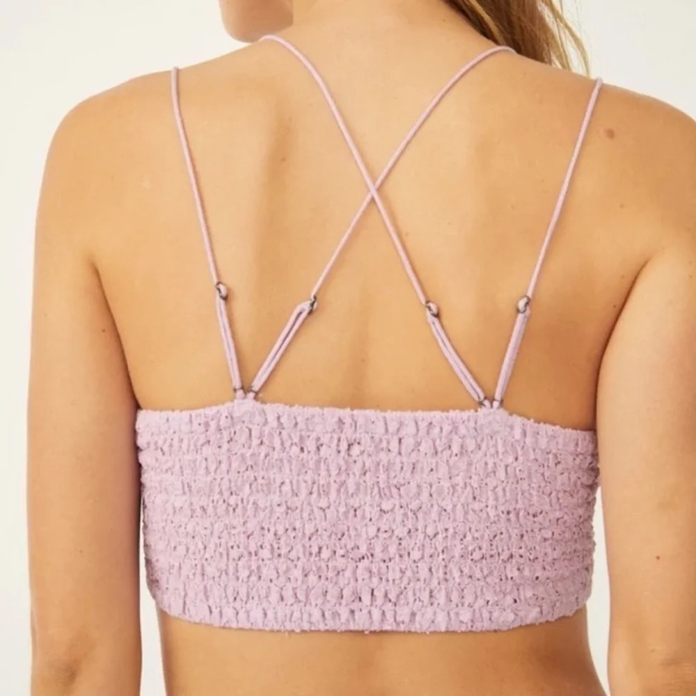 Free People Adela Bralette in Lavendar - Picture 2 of 5